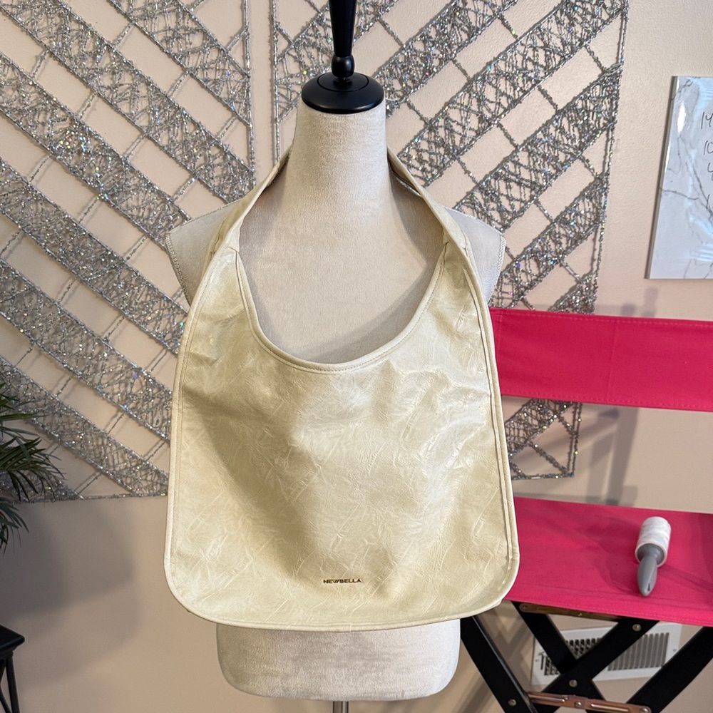 Elegant Cream hobo Shoulder Bag - Picture 1 of 3